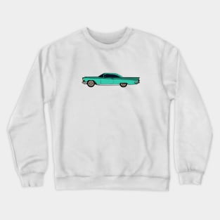 Car vintage green color Crewneck Sweatshirt